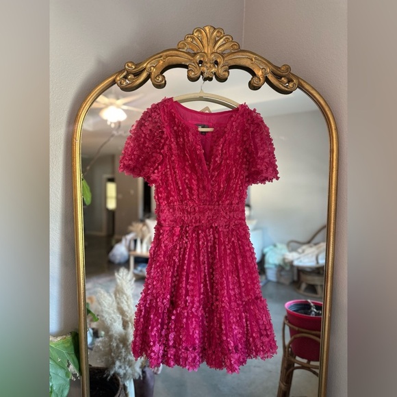 Anthropologie somerset pink mini dress Xs - Picture 2 of 2
